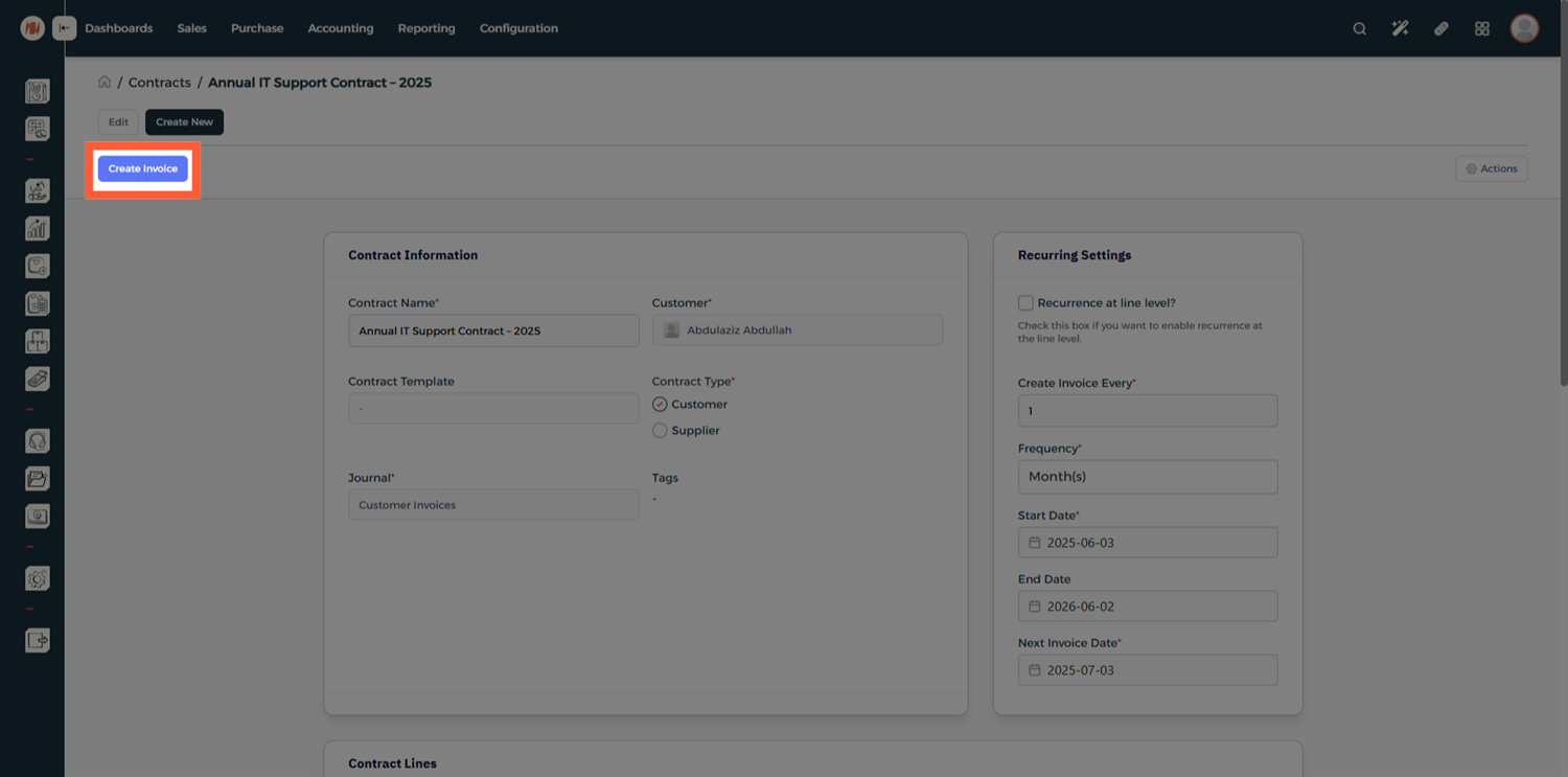 Step 6 - Generate Invoices